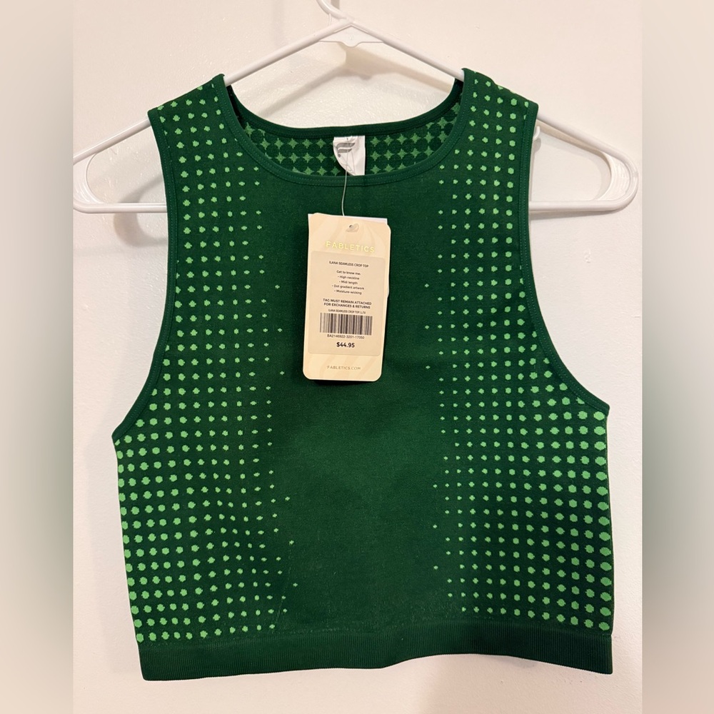 Fabletics Ilana Seamless Crop Top - New With Tags
